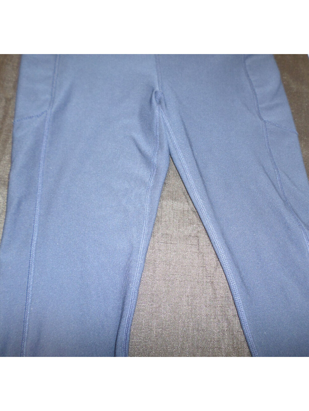 EUC DESIGNER MONDETTA PERFORMANCE LUXURY POLY BLEND BLUE LEGGINGS WOMEN'S SMALL - Picture 4 of 16